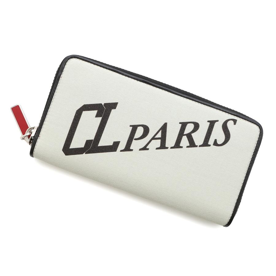 ハイパーゲリラセール！！✨人気✨ ルブタン 長財布 パネトーネ ホワイトエナメル Christian Louboutin】クリスチャンルブタン『パネトーネ スパイク