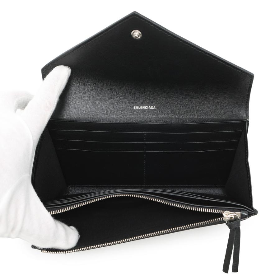 美品✨BALENCIAGAバレンシアガ長財布ペーパーコンチネンタル黒499207 バレンシアガ 長財布 ペーパー スター プリント 499207 BALENCIAGA 黒