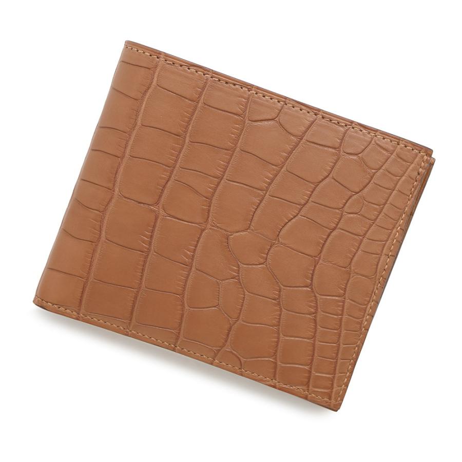 エルメス 二つ折り財布 MC2 コペルニクス ゴールド アリゲーターマット  