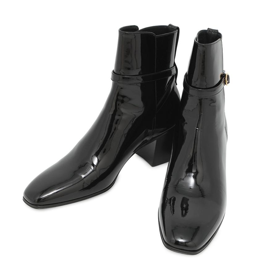 サンローランパリ ブーツ テリー ヒール アンクル メンズサイズ41