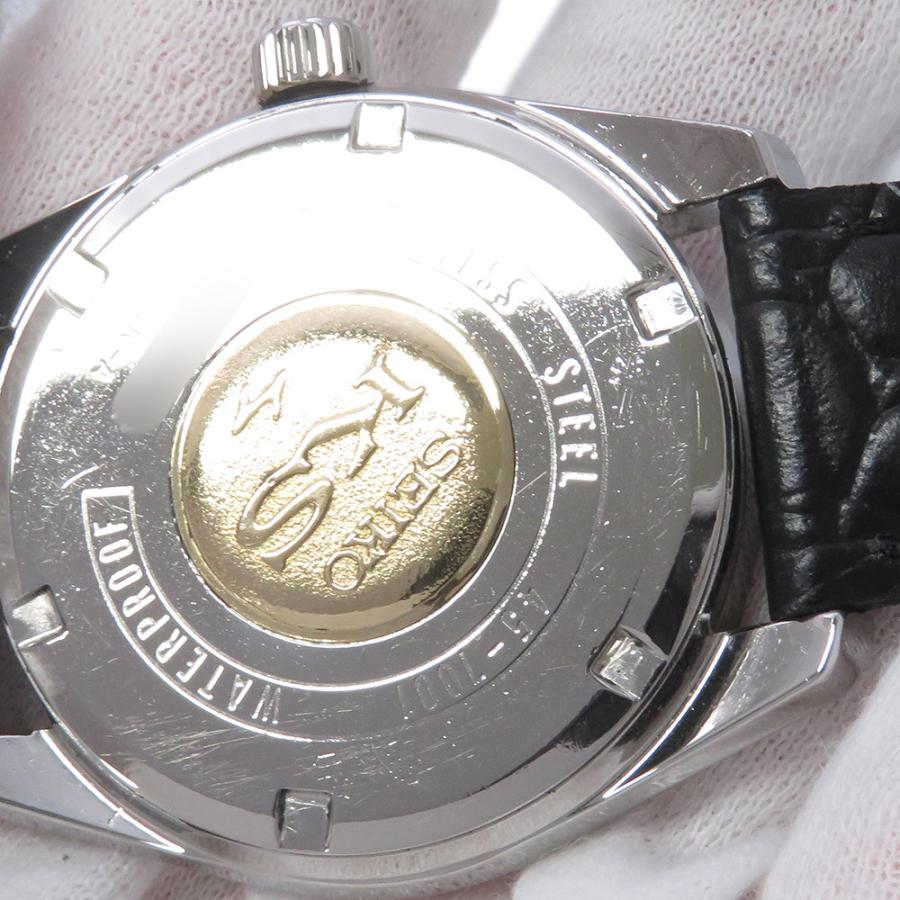 セイコー キングセイコー 45-7001 SEIKO 腕時計 シルバー文字盤 【安心