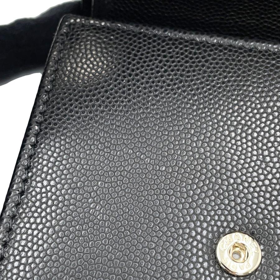 シャネル 二つ折り財布 ココマーク スモール フラップ ウォレット  