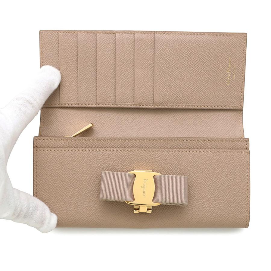 Salvatore Ferragamo フェラガモ 小物入れ ヴァラ リボン ポーチ  