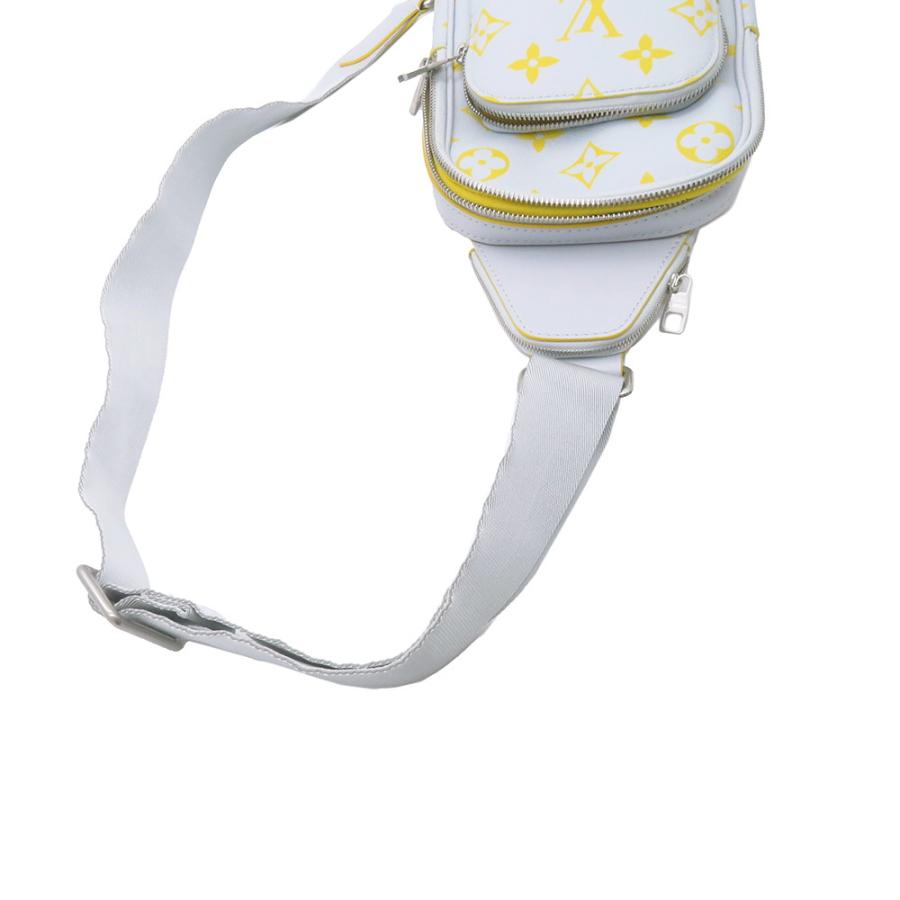 LOUIS VUITTON アヴェニュースリングバッグ グレー×イエロー LOUIS VUITTON アヴェニュースリングバッグ グレー×イエロー - メルカリ