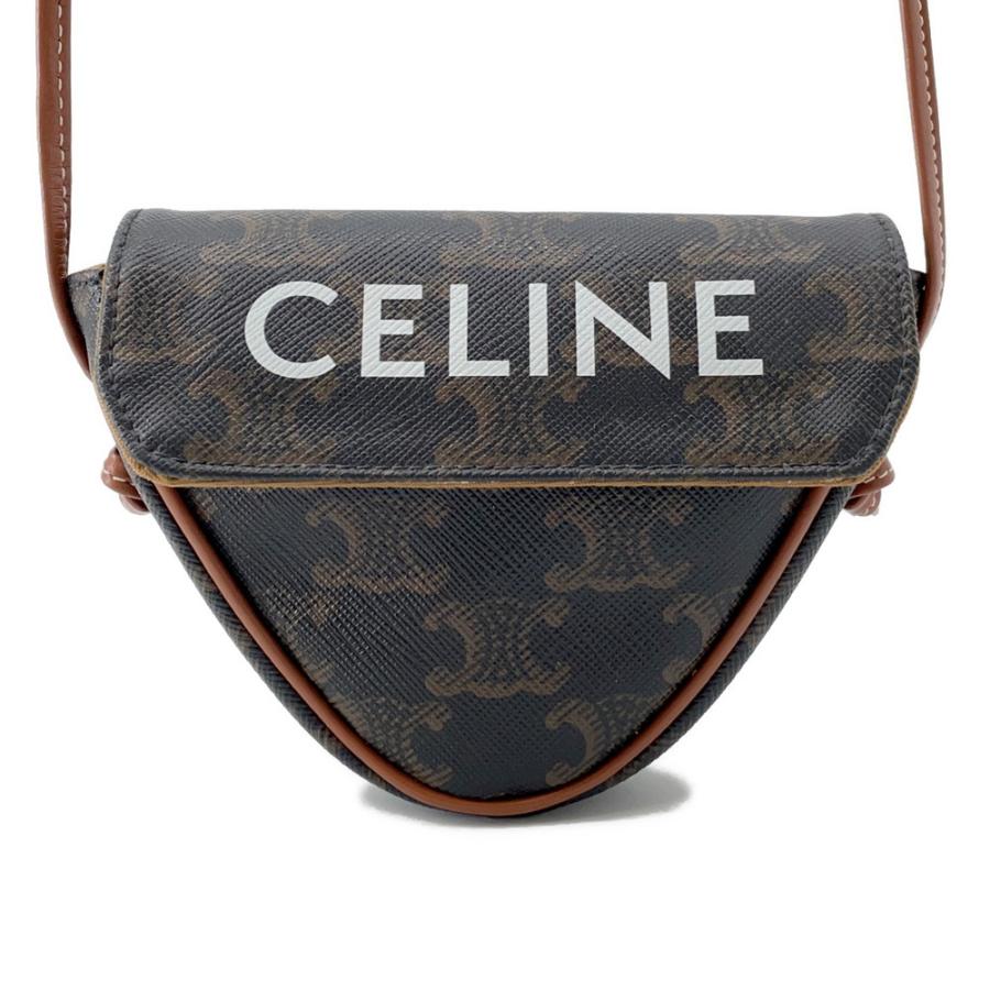セリーヌ ショルダーバッグ トリオンフ ミニ トライアングル 195902 CELINE ポシェット セリーヌ ショルダーバッグ ミニ トライアングル トリオンフ 195902