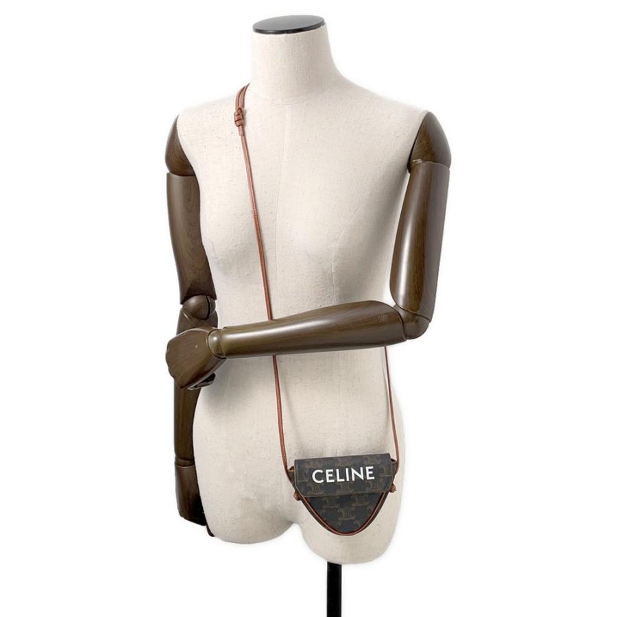セリーヌ ショルダーバッグ トリオンフ ミニ トライアングル 195902 CELINE ポシェット セリーヌ ショルダーバッグ ミニ トライアングル トリオンフ 195902