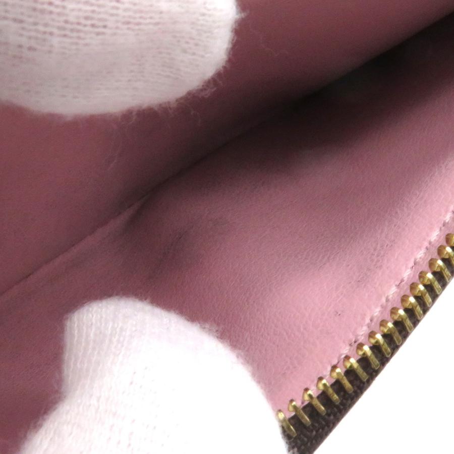 ルイヴィトン 三つ折り財布 ダミエ・エベヌ ポルトフォイユ