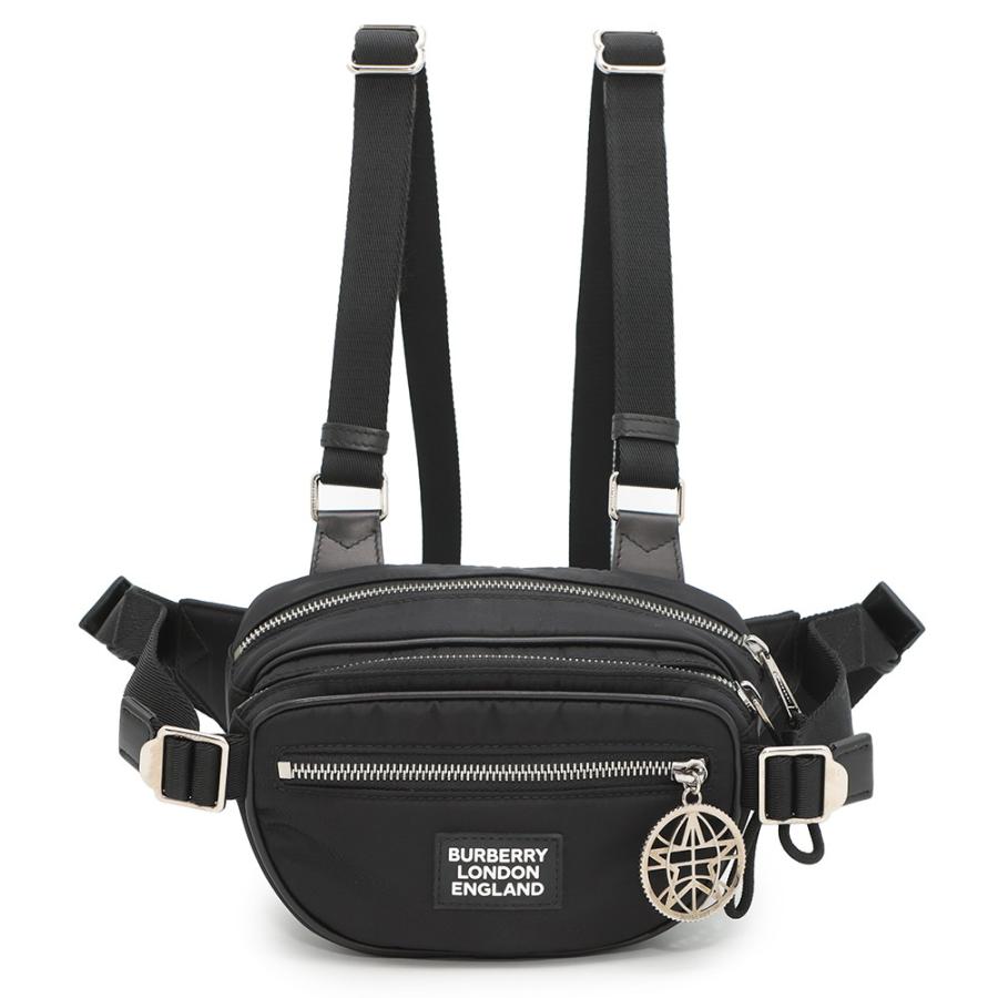バーバリー Burberry ボディバッグ ナイロン ブラック 黒