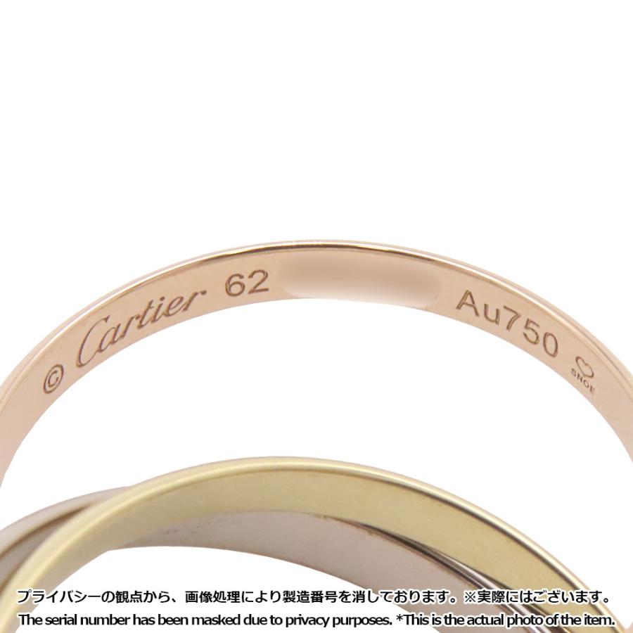 カルティエ リング トリニティリング スモールモデル SM K18YG/K18PG