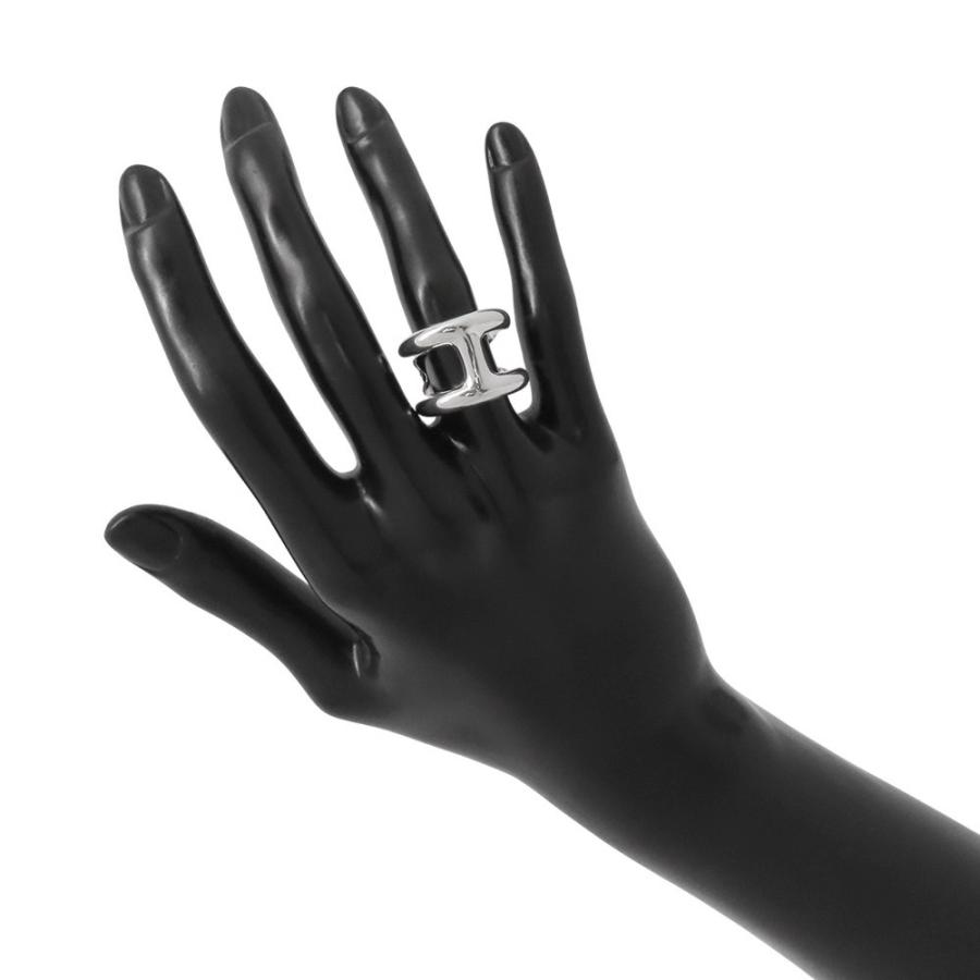 エルメス リング オスモズGM Osmose SV925シルバー リングサイズ50