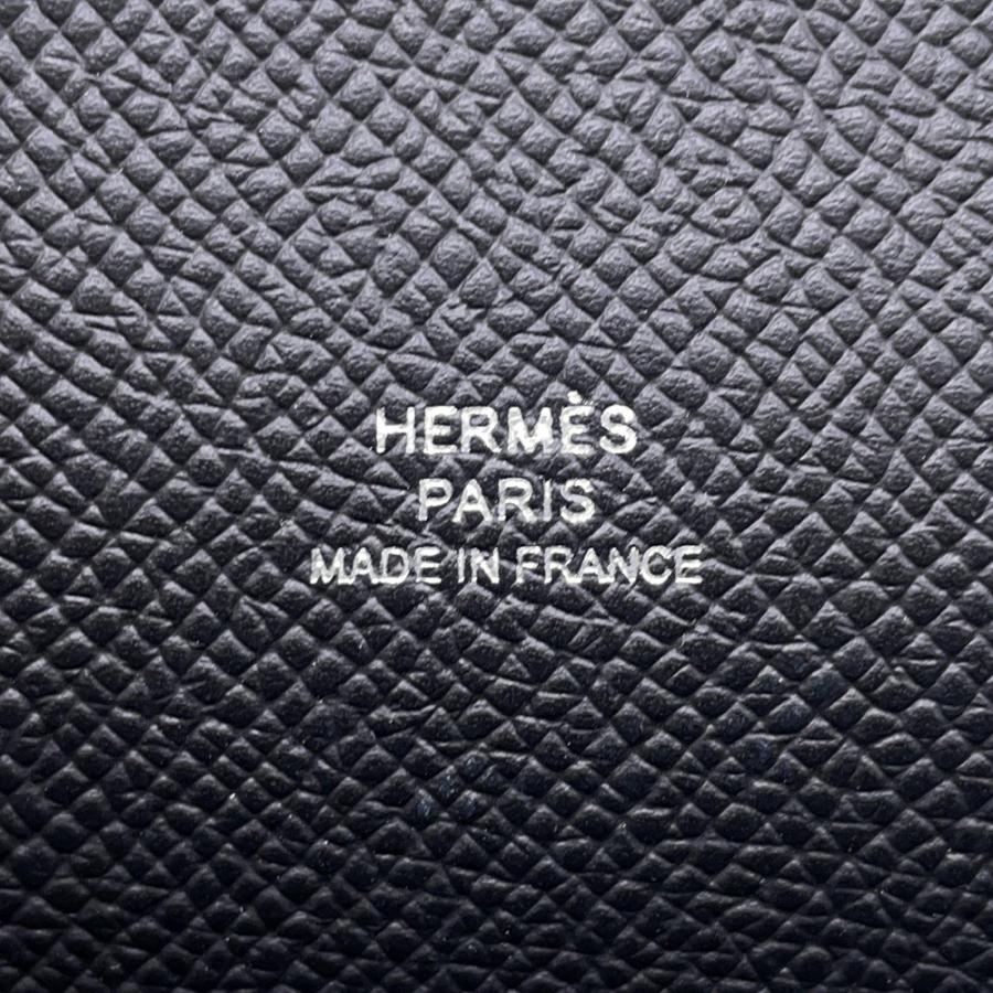 エルメス ショルダーウォレット ナップ トゥーゴー ブラック/シルバー  