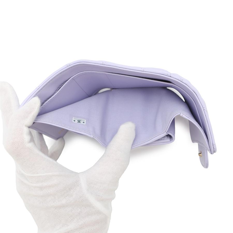 シャネル 三つ折り財布 マトラッセ ココマーク クラシック スモール  