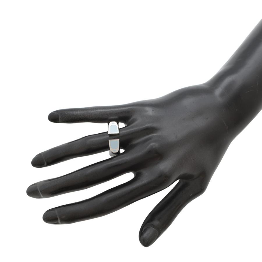 HERMS　エルメス リング カルーゼル　T64 / 23号　ブラック HERMS エルメス リング カルーゼル T64 / 23号 ブラック リング 《ユニ