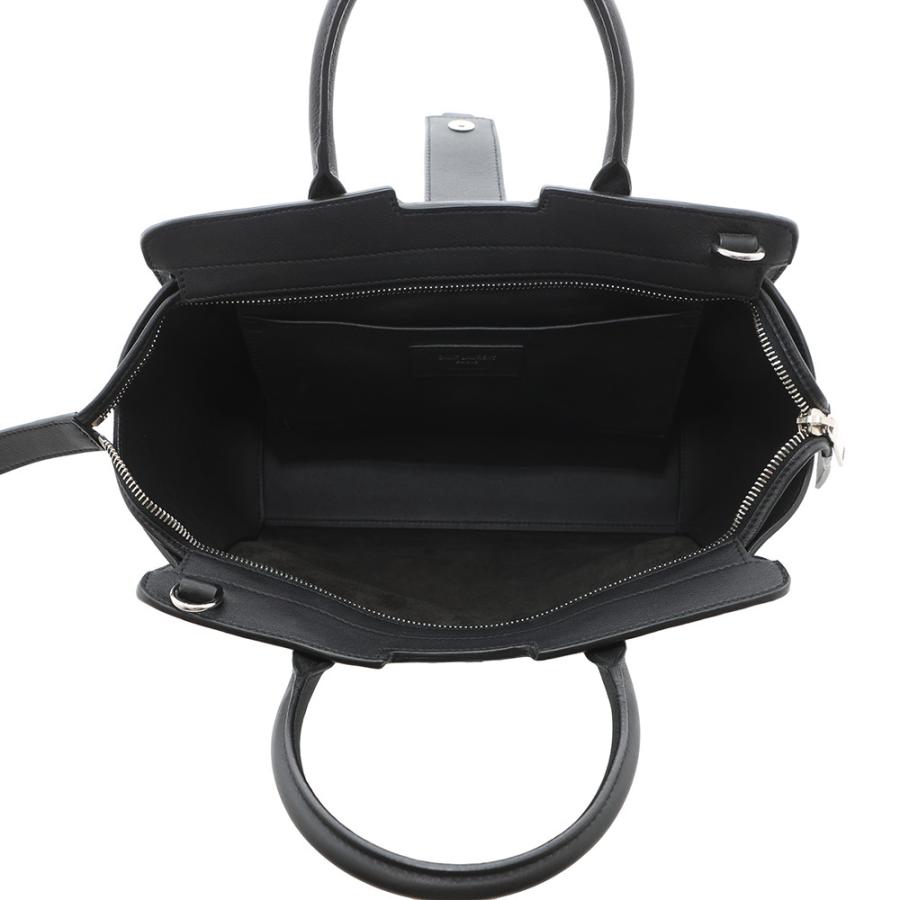 SAINT LAURENT ダウンタウンカバス2WAYハンドバッグ ブラック SAINT LAURENT - サンローラン SAINT LAURENT ハンドバッグ ブラック
