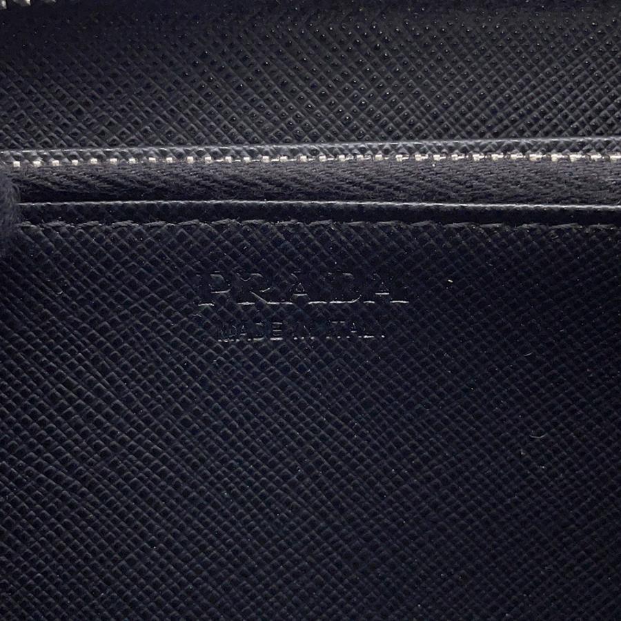 プラダ 長財布 サフィアーノ ラウンドファスナー 2ML317 PRADA 財布 黒