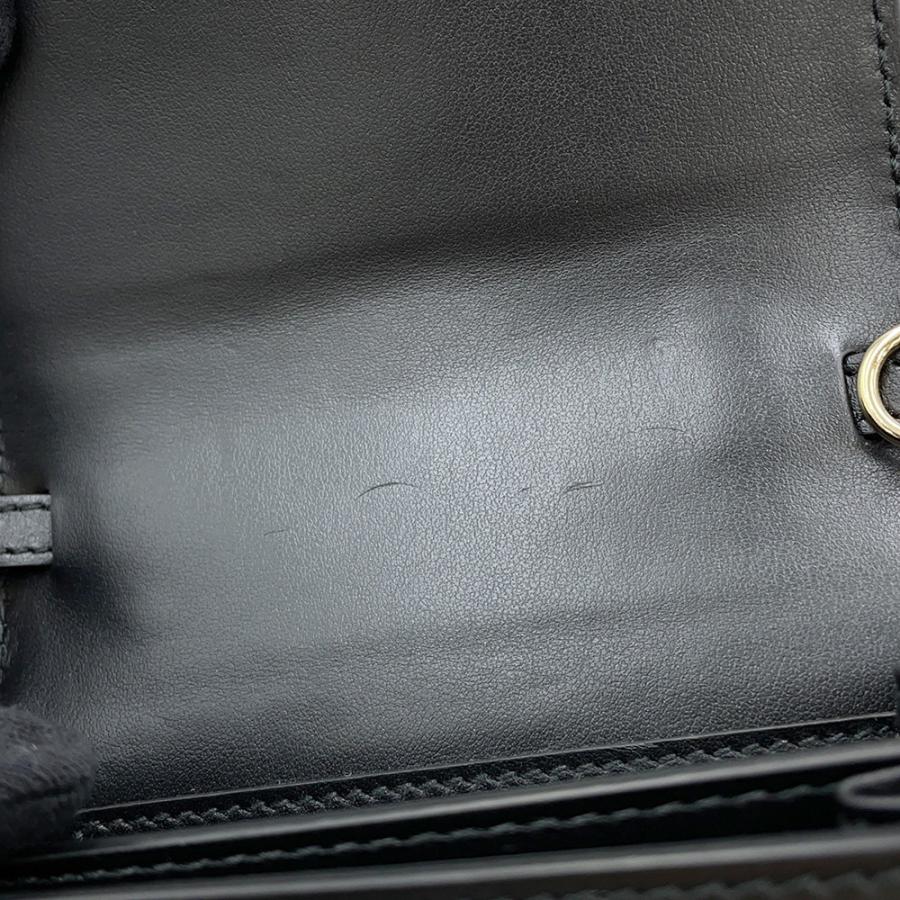 【美品】 GUCCI ショルダーバッグ gg柄 レザー 黒 ポシェット 大人気 グッチ ショルダーバッグ ミニ GGマトラッセ レザー 723777 GUCCI