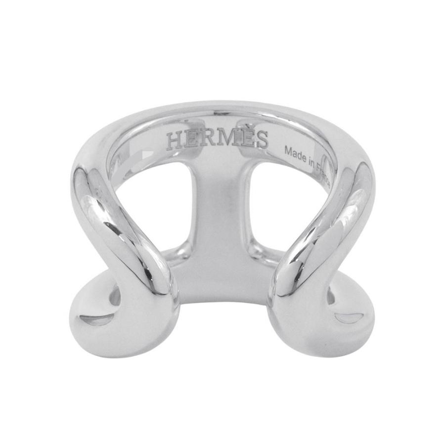 エルメス リング オスモズGM Osmose SV925シルバー リングサイズ50  