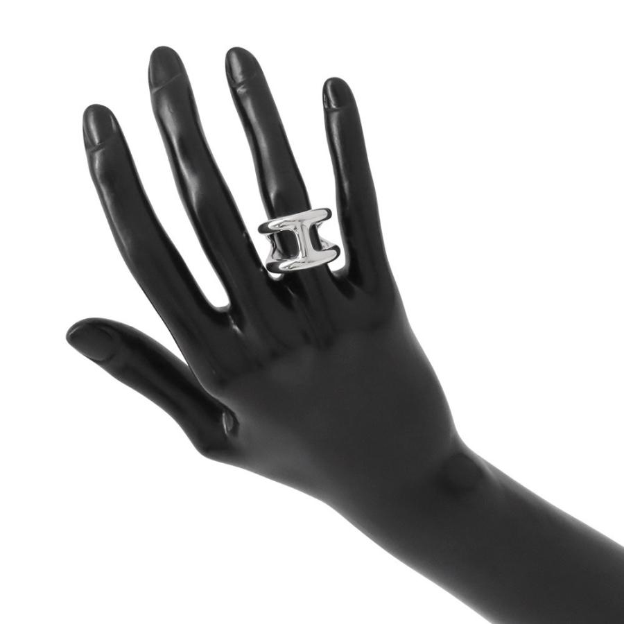 エルメス リング オスモズGM Osmose SV925シルバー リングサイズ50  