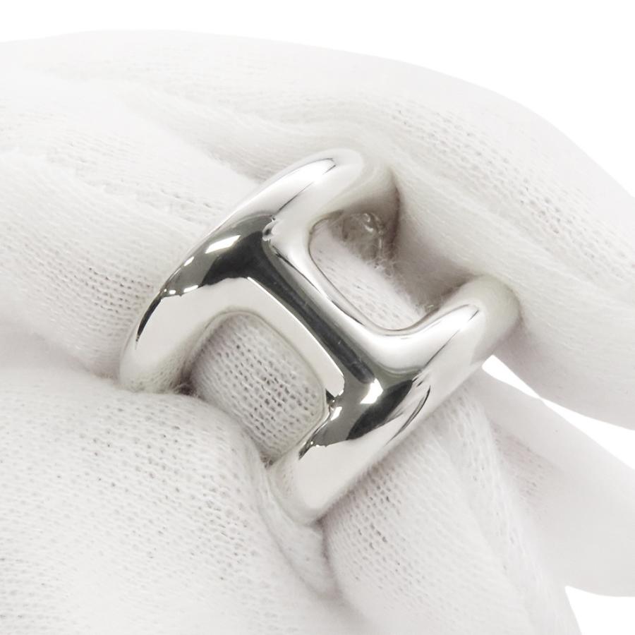 エルメス リング オスモズGM Osmose SV925シルバー リングサイズ50  