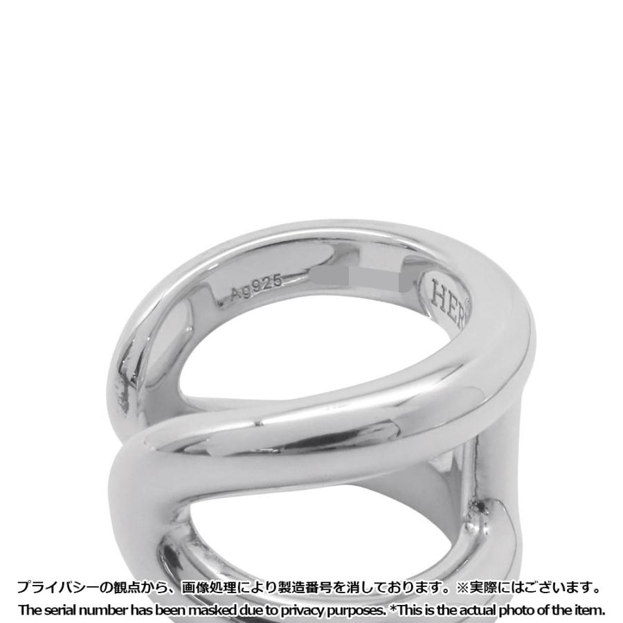 エルメス リング オスモズGM Osmose SV925シルバー リングサイズ50  
