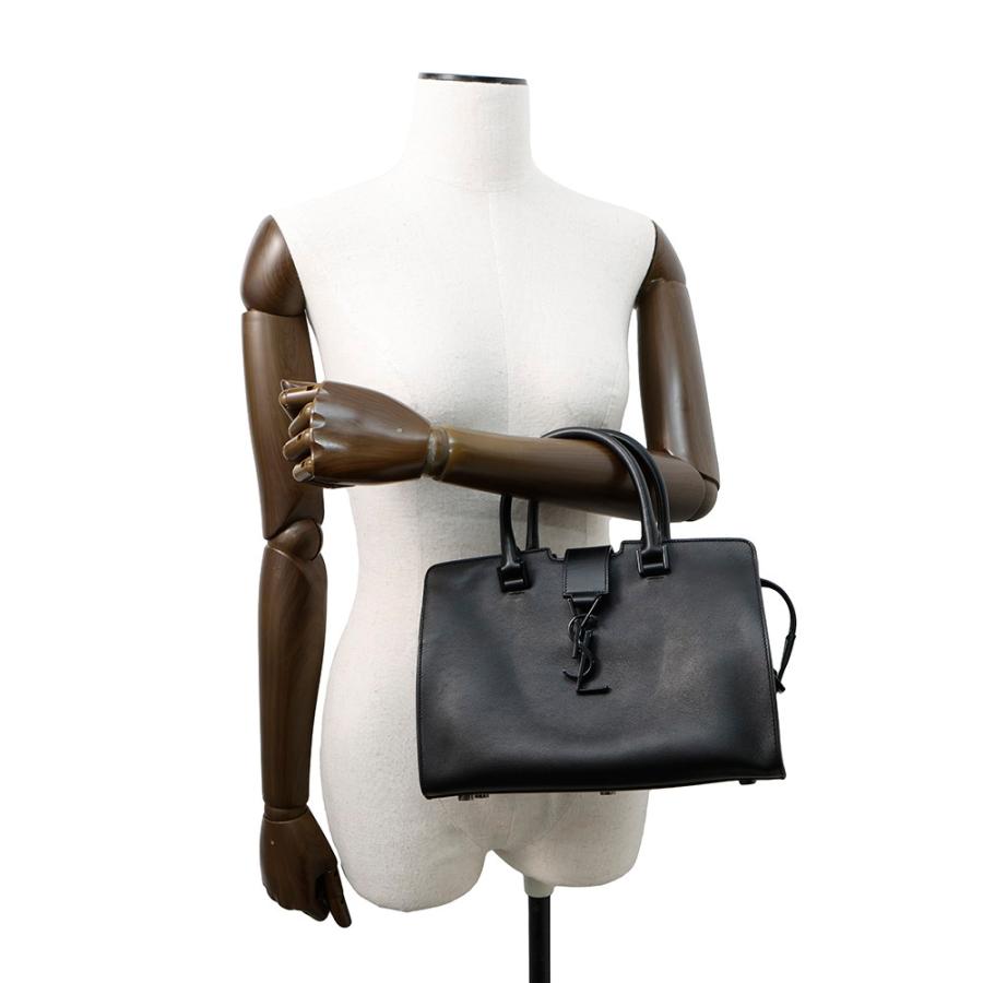 サンローランパリ ハンドバッグ ベイビーカバス レザー 400914 SAINT  