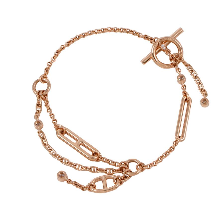 エルメス ブレスレット シェーヌダンクル カオス ダイヤモンド 46P 計