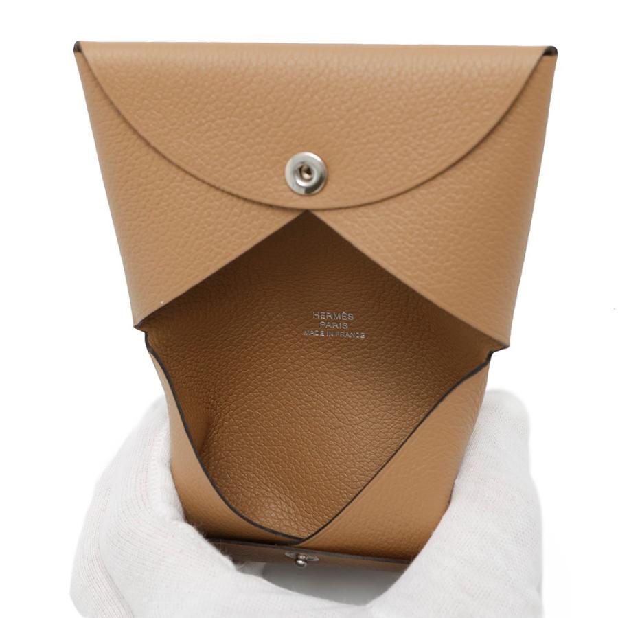 極美品 エルメス HERMES カルヴィ カードケース チャイ 刻印Z 箱付 エルメス カードケース カルヴィ チャイ エバーカラー Z刻印 HERMES