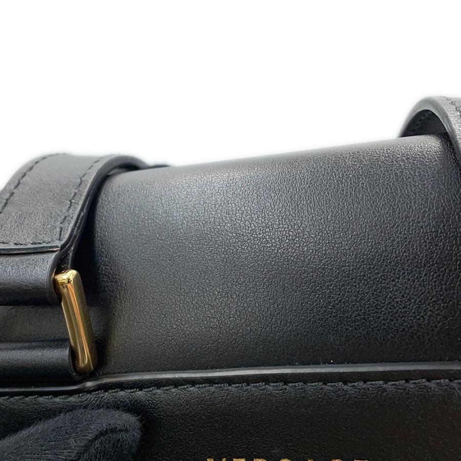 ヴェルサーチェ ショルダーバッグ メデューサ スタッズ レザー VERSACE