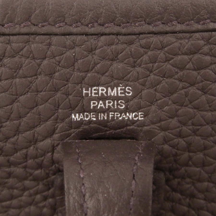 エルメス HERMES エヴリンTPM コルダージュ W刻 プルノワール シルバー金具 トリヨン レディース ショルダーバッグ エルメス HERMES エヴリンTPM ショルダーバッグ トリヨンクレマンス