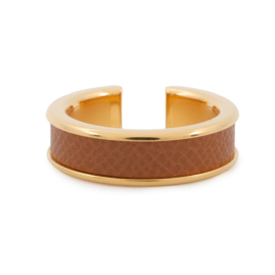 ☆エルメス リング アテナ ドゥブル クルー ゴールド/ゴールド金具