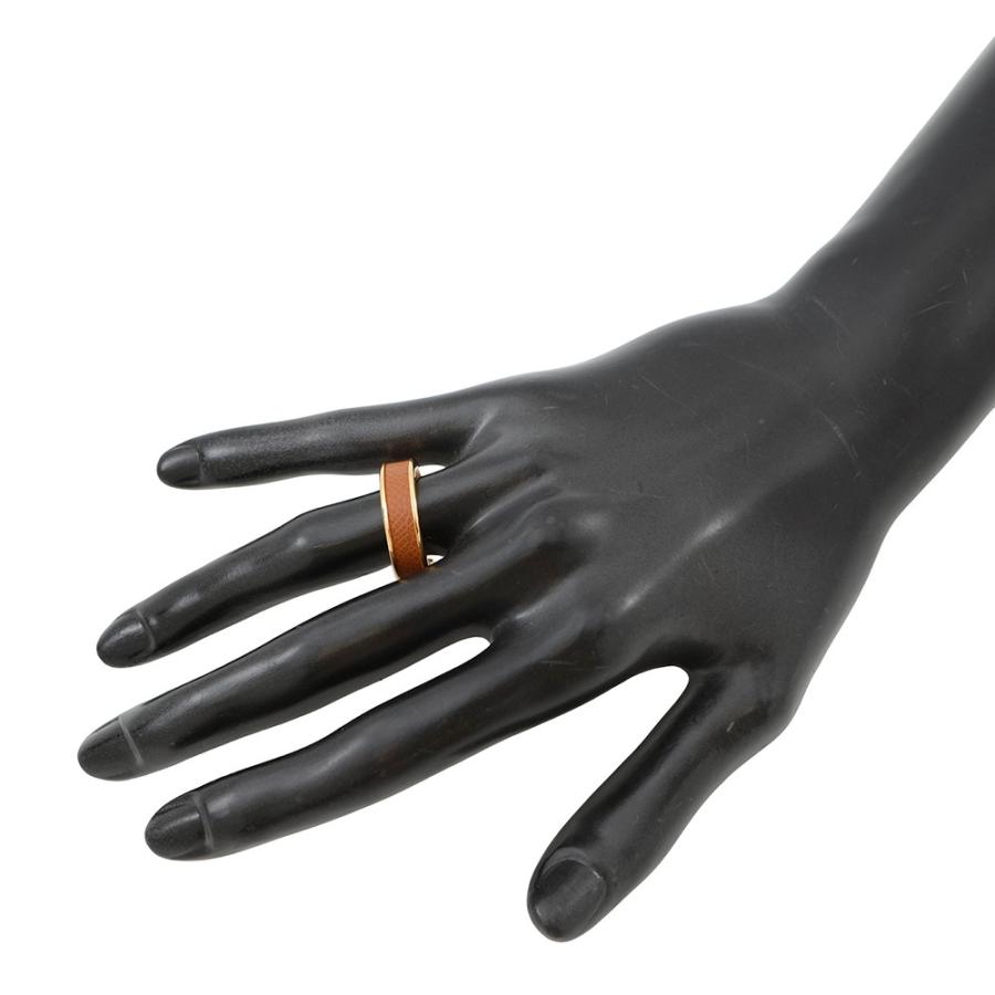 エルメス リング アテナ ドゥブル クルー ゴールド/ゴールド金具