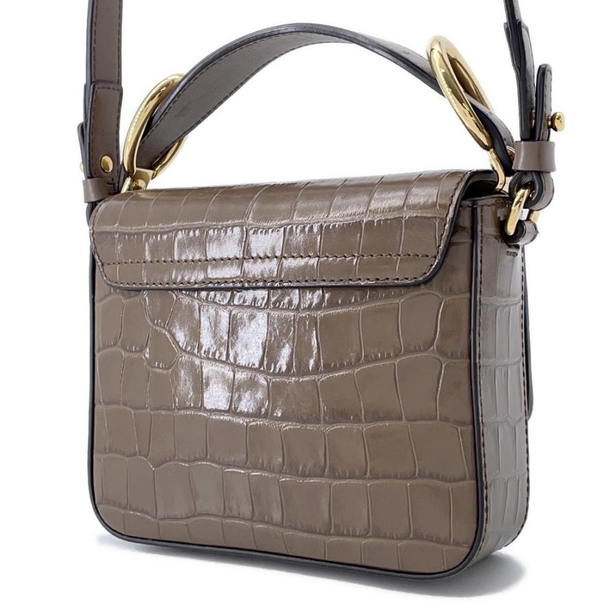 クロエ ショルダーバッグ クロエC 型押しレザー Chloe 2way