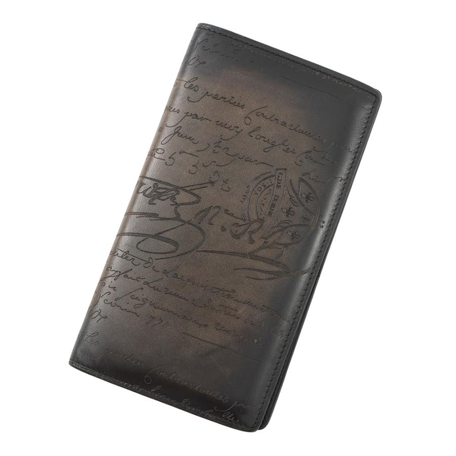 正規品　ベルルッティ カリグラフィレザー　長財布 メンズ ベルルッティ 長財布 カリグラフィ レザー Berluti 財布 メンズ 【安心