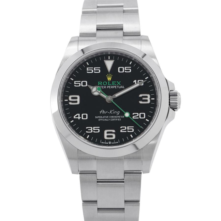 ロレックス エアキング ランダムシリアル ルーレット 126900 ROLEX 腕時計 黒文字盤 ロレックス エアキング ランダムシリアル ルーレット 126900 ROLEX