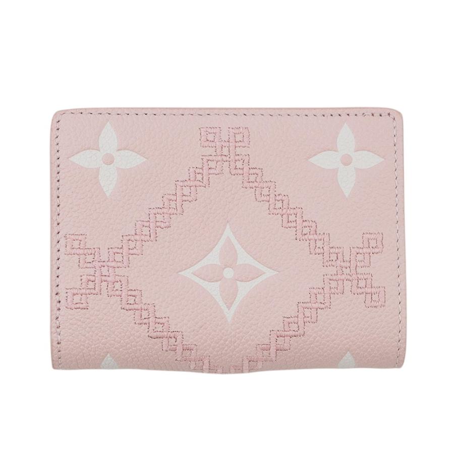 ルイヴィトン 二つ折り財布 モノグラム・アンプラント ブロデリー  