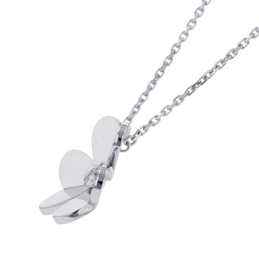 ヴァンクリーフ&アーペル ネックレス フリヴォル ペンダント ラージモデル ダイヤモンド 3P 計0.16ct K18WGホワイトゴールド VCARD25300 【安心保証】_1