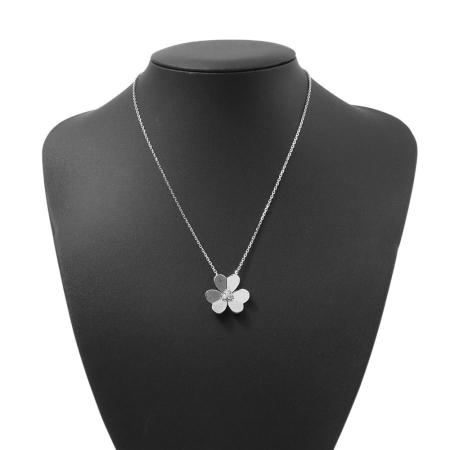 ヴァンクリーフ&アーペル ネックレス フリヴォル ペンダント ラージモデル ダイヤモンド 3P 計0.16ct K18WGホワイトゴールド VCARD25300 【安心保証】_3