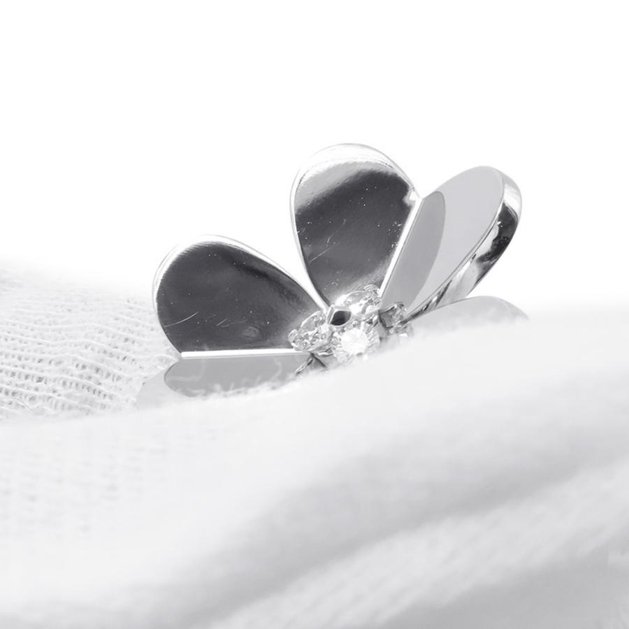 ヴァンクリーフ&アーペル ネックレス フリヴォル ペンダント ラージモデル ダイヤモンド 3P 計0.16ct K18WGホワイトゴールド VCARD25300 【安心保証】_6