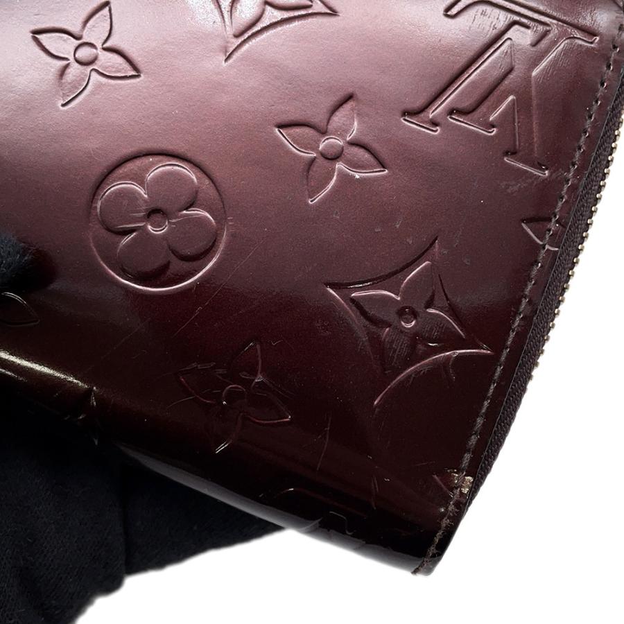 ルイヴィトン 長財布 モノグラム ヴェルニ ジッピー・ウォレット