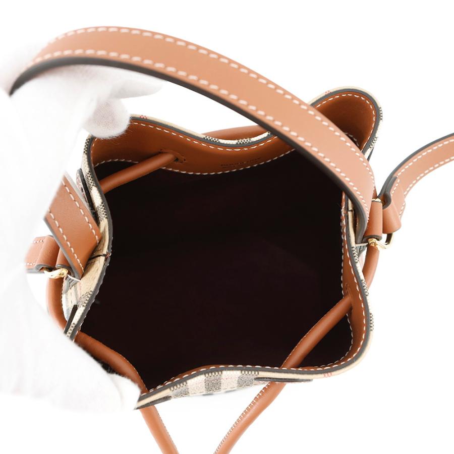 ☆バーバリー ハンドバッグ ミニ チェック バケットバッグ 81004861