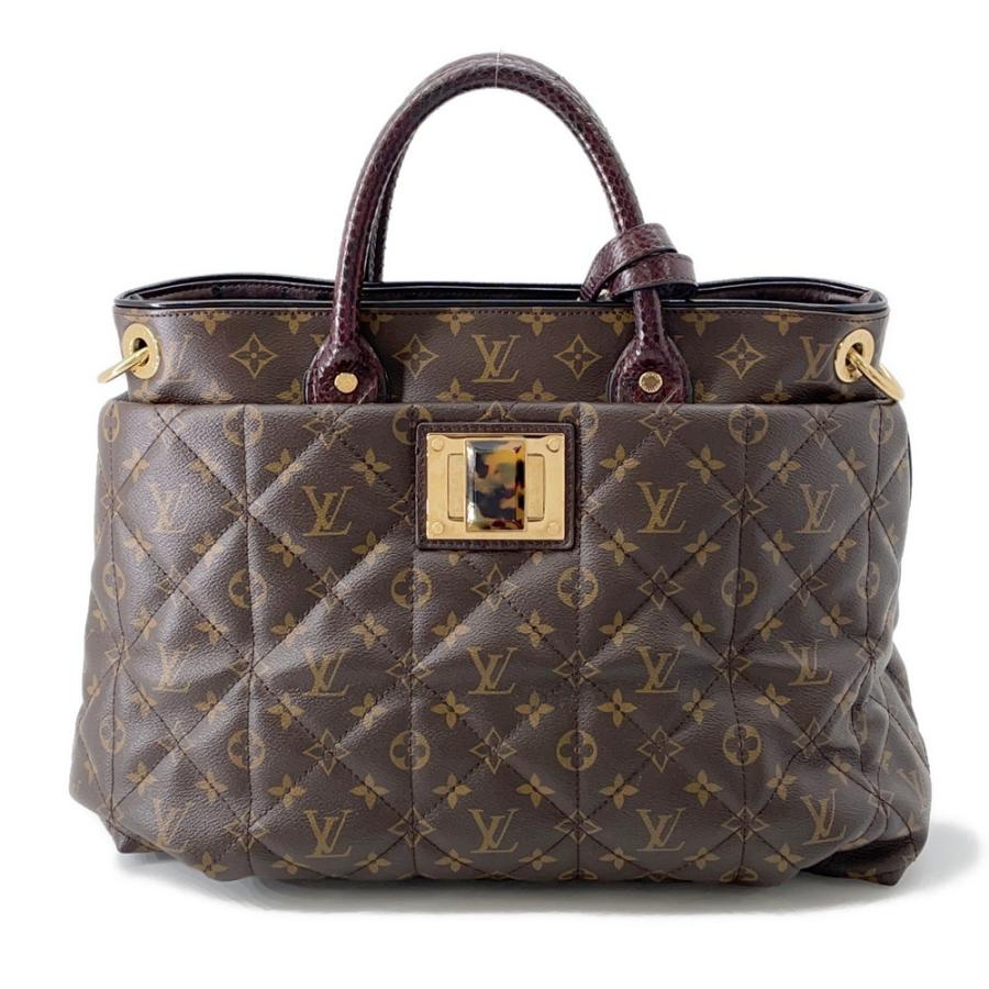 ルイヴィトン モノグラム エキゾチックレザー バッグ レア 美品 限定 ☆ルイヴィトン ハンドバッグ モノグラム・エトワール/パイソン