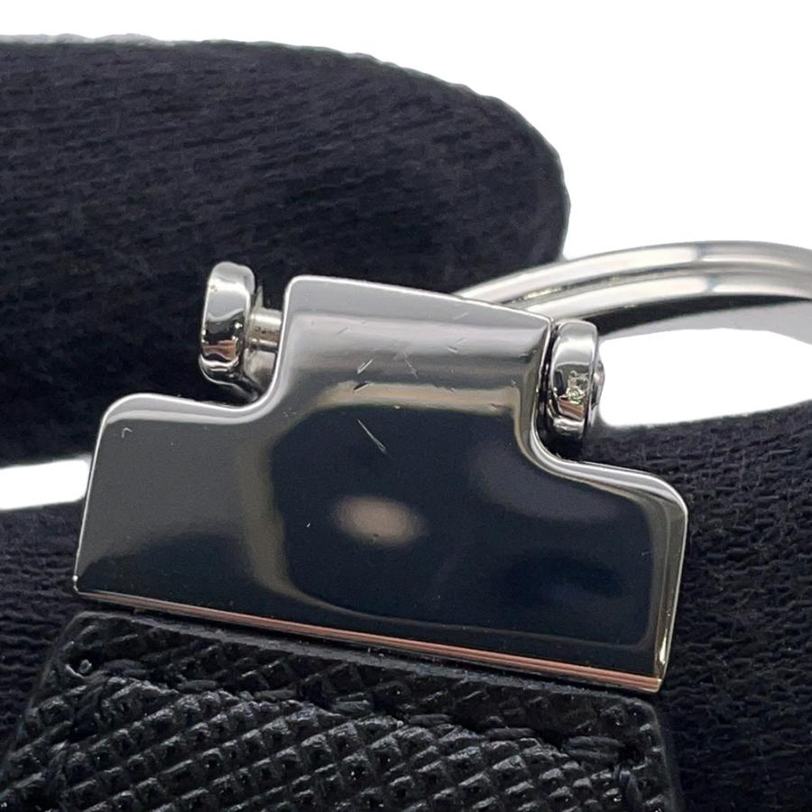 プラダ キーホルダー サフィアーノ トライアングルロゴ 2PP041 PRADA