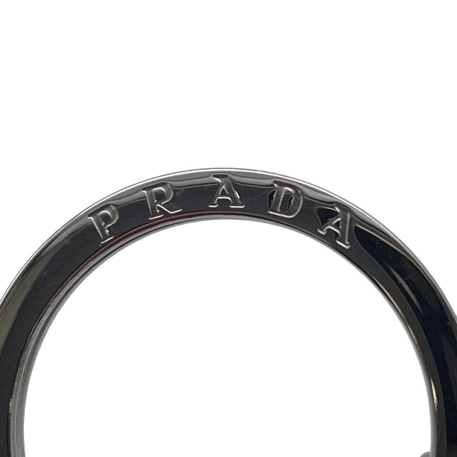 プラダ キーホルダー サフィアーノ トライアングルロゴ 2PP041 PRADA