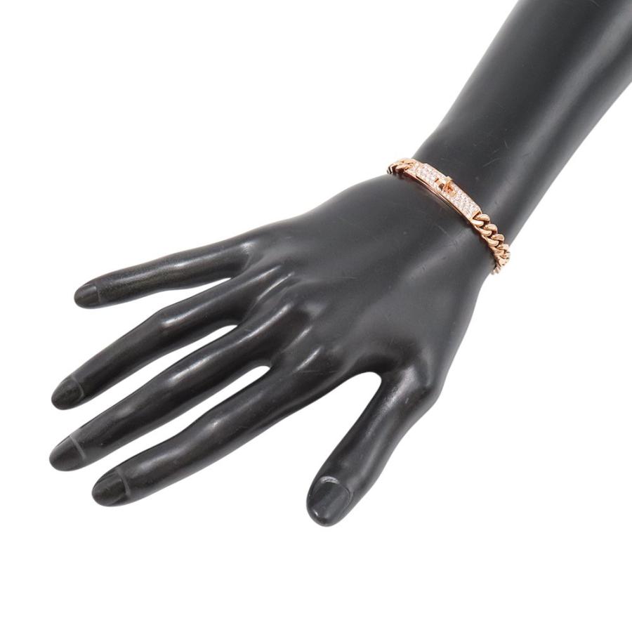 エルメス ブレスレット ケリー グルメット ダイヤモンド 41P 計0.90ct