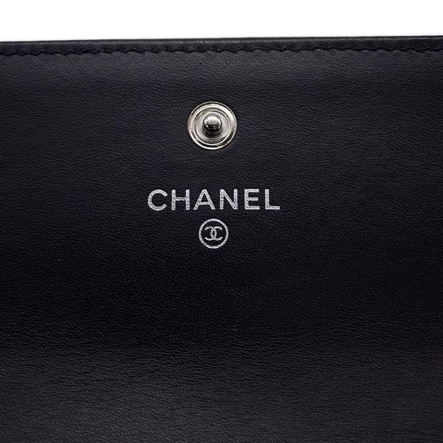 シャネル 長財布 ココマーク キャビアスキン A50070 CHANEL 財布 二