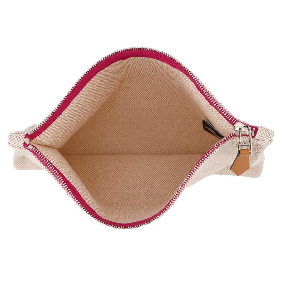 エルメス ポーチ ニュー・ヨッティングPM パープル/シルバー金具
