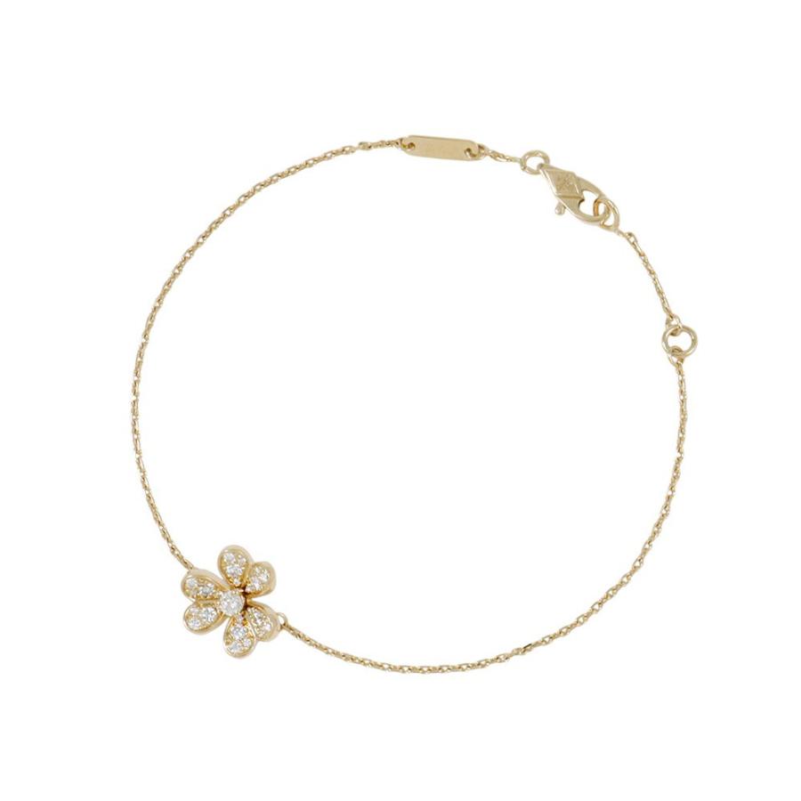 ヴァンクリーフ＆アーペル フリヴォル ブレスレット ミニ YG ダイヤ 正規品 ヴァンクリーフ&アーペル ブレスレット フリヴォル ミニモデル