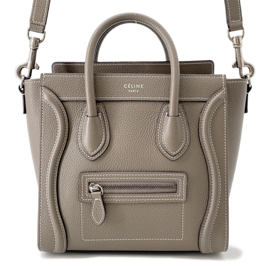 セリーヌ ハンドバッグ ラゲージ ナノショッパー 168243 CELINE 2way