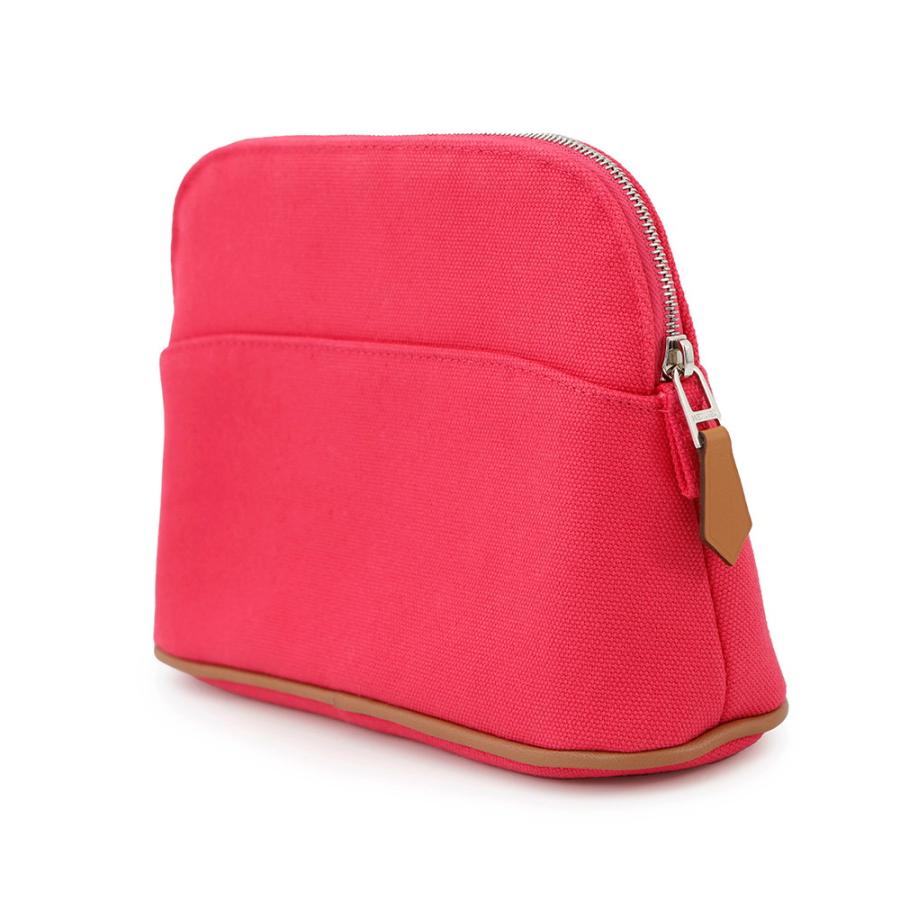 エルメス ポーチ ボリードポーチ ミニミニ ハイビスカス/シルバー金具  