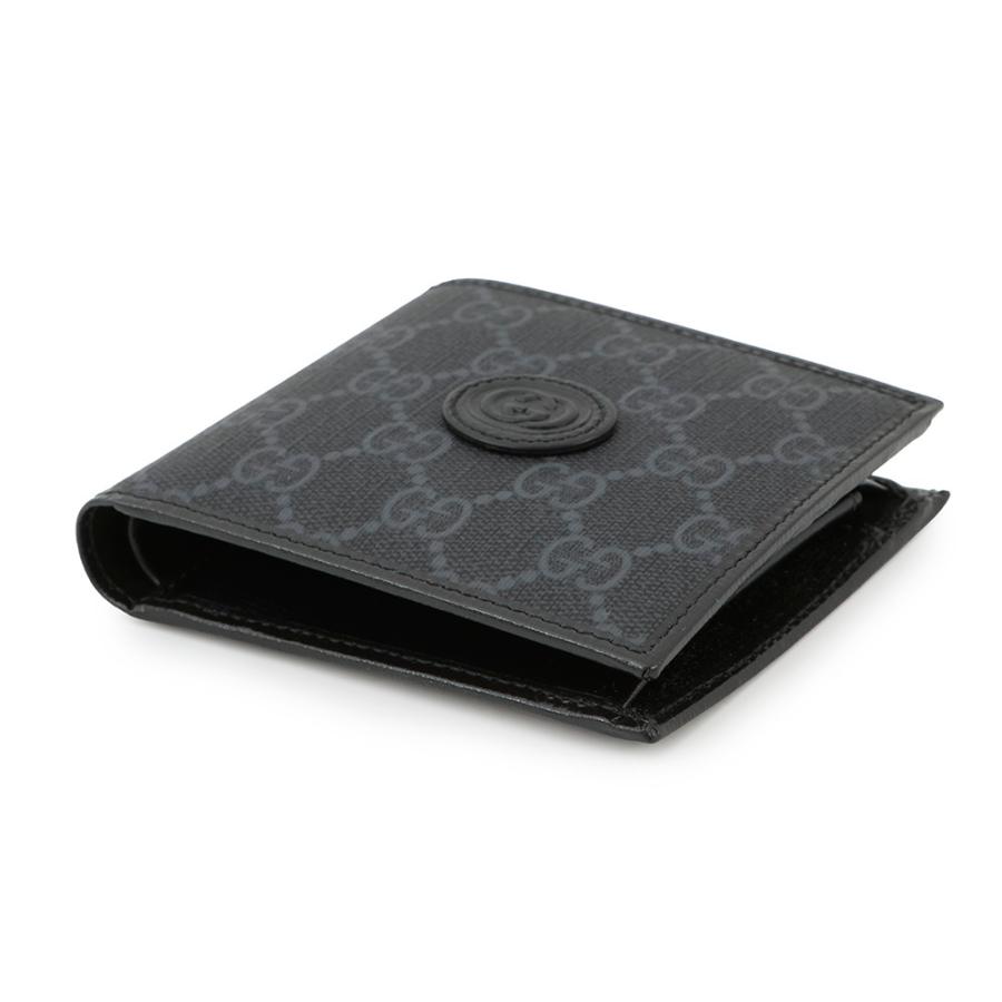 グッチ 二つ折り財布 GGスプリーム レザー PVC 673000 GUCCI 財布